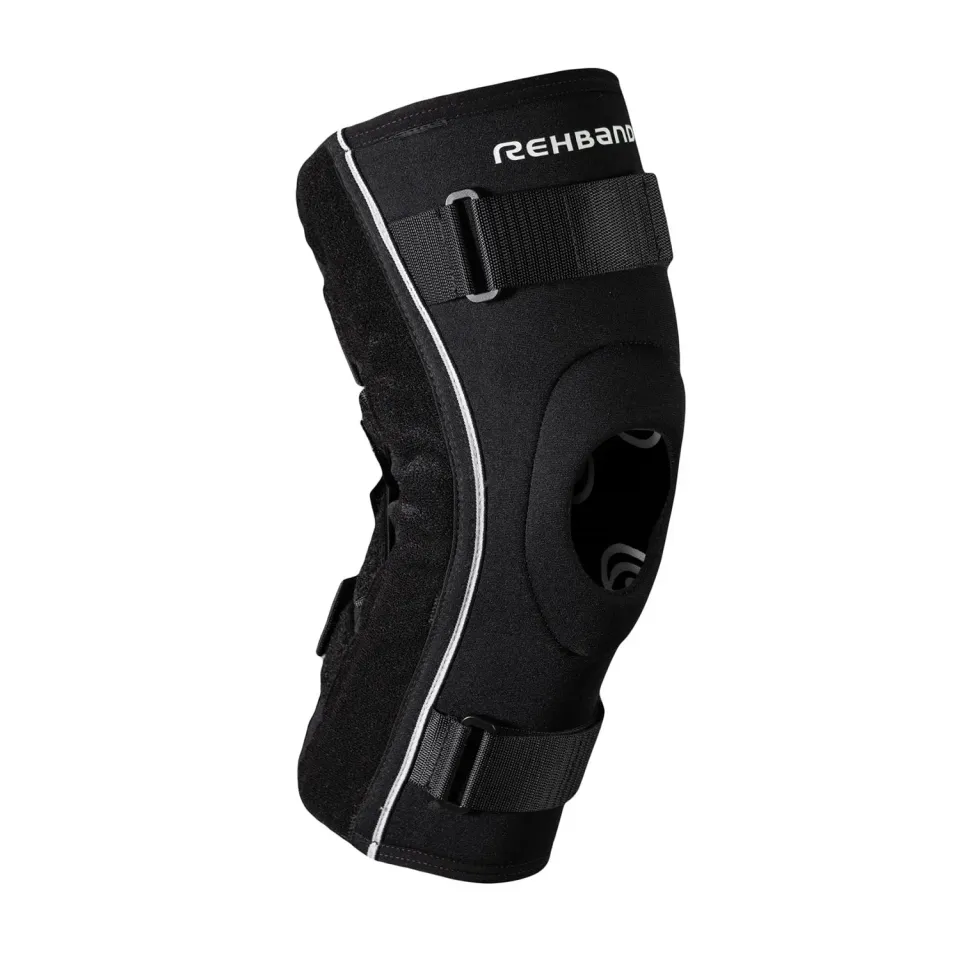 Rehband X-Stable Hyper Ginocchiera Stecche Nero Singolo
