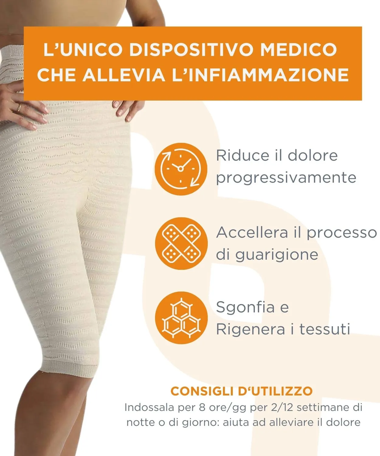 Spikenergy Fascia Lombare Guaina Donna L Magnetoterapia