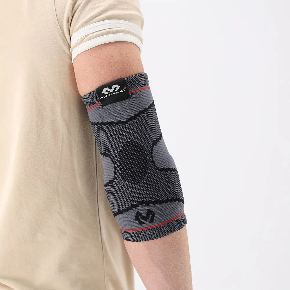 McDavid Elbow Knit Sleeve gomitiera grigia S/M con cuscinetti
