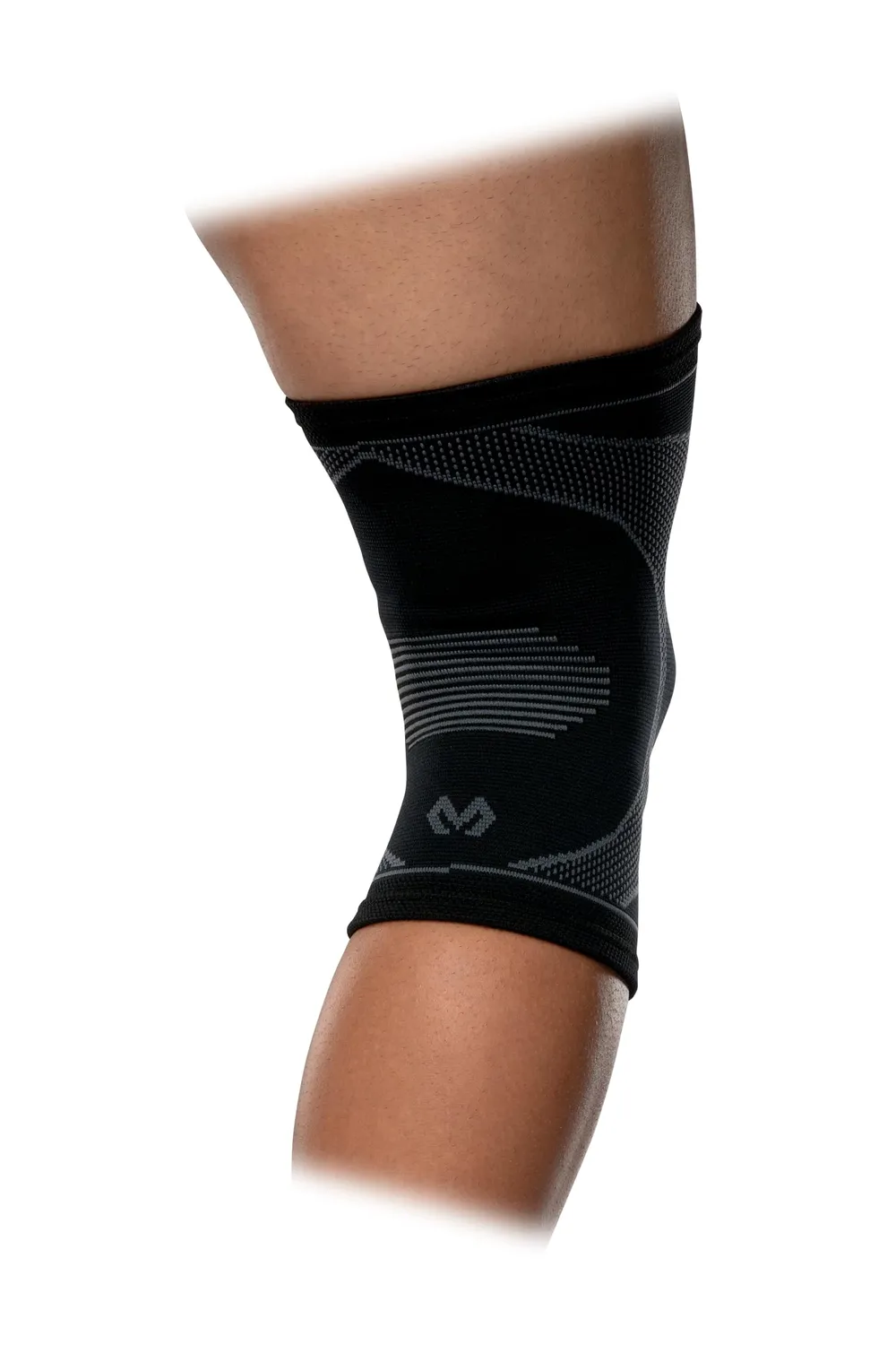 McDavid elastica ginocchiera M nero nylon senza neoprene