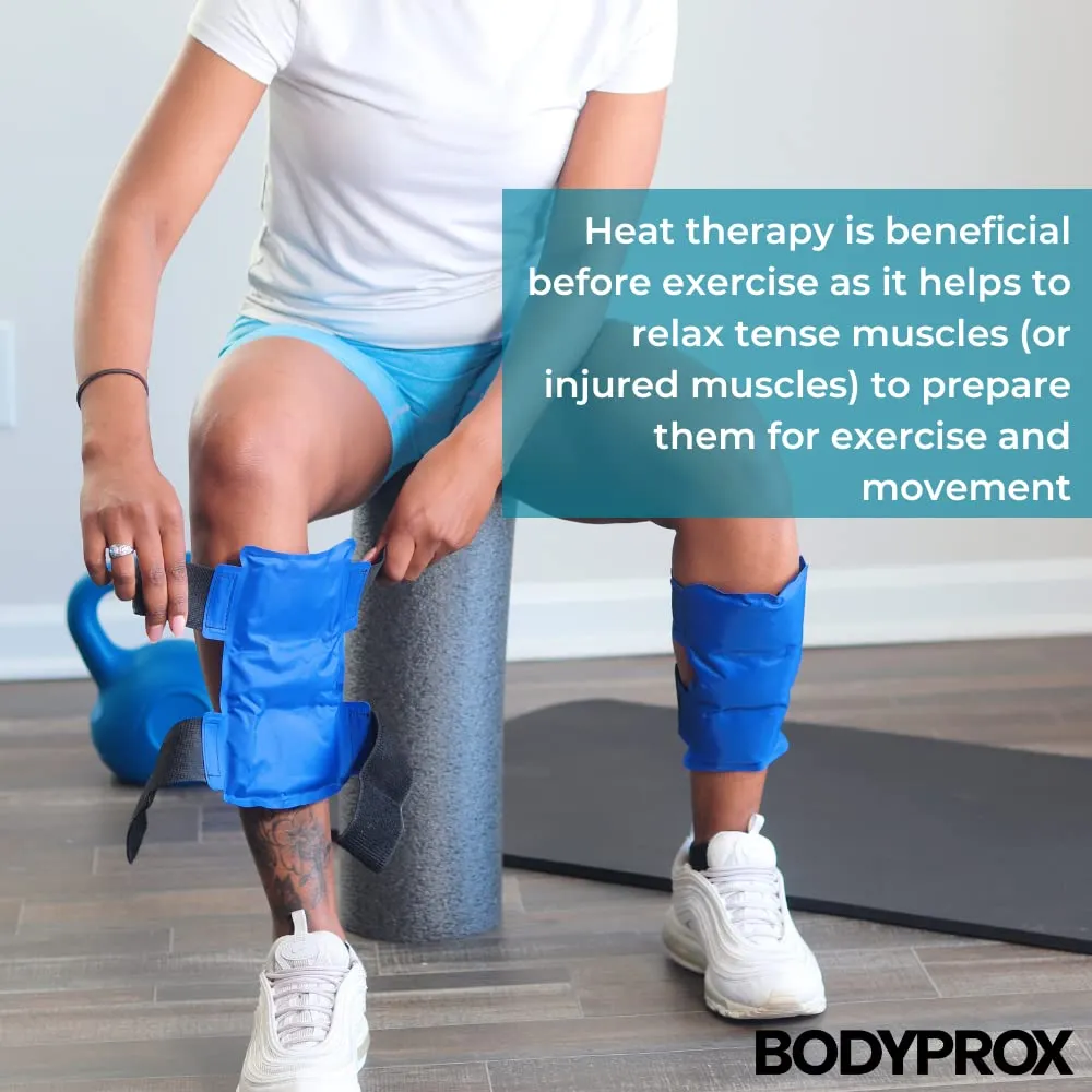 Bodyprox impacco ghiaccio tibia 2 pezzi freddo caldo