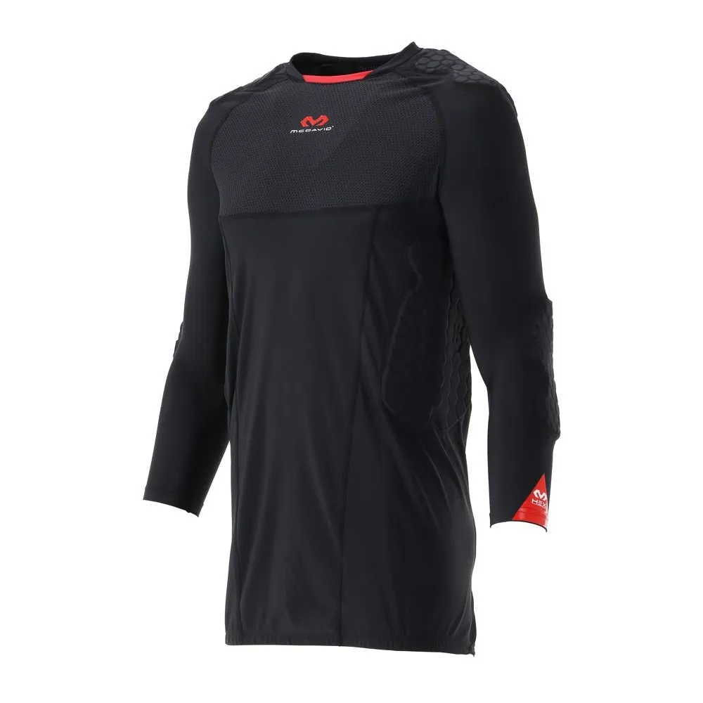 McDavid HEX Goalkeeper 3.0 maglia portiere nera imbottita