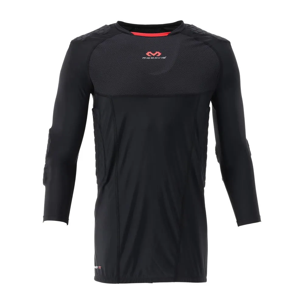 McDavid HEX Goalkeeper 3.0 maglia portiere nera imbottita