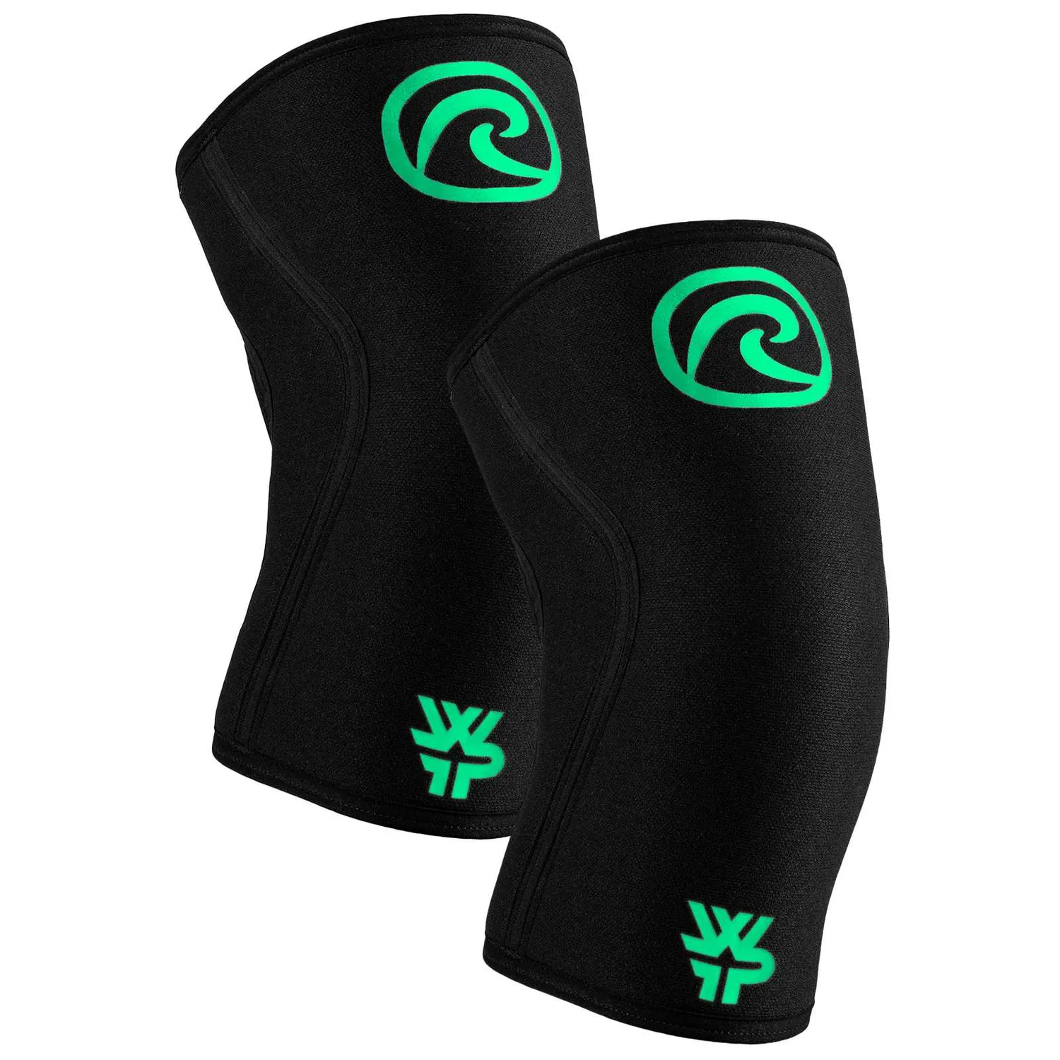 Rehband Power Max WFP ginocchiera 7mm lunga nera paio