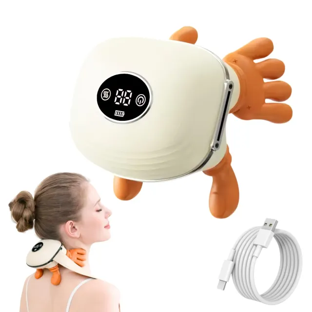 BeFit24 Massaggiatore Cervicale con Calore Ricaricabile
