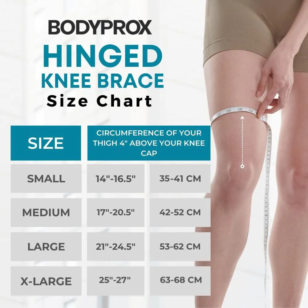 Bodyprox Ginocchiera con Cerniere Taglia M Stabilizzante