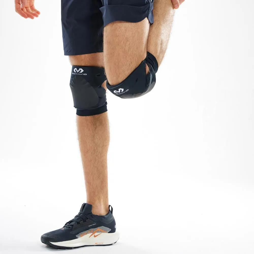 McDavid 646 Ginocchiere Pallavolo Nero Paio Protezione Antiurto