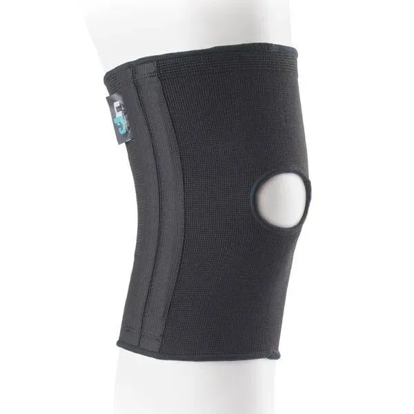 ULTIMATE PERFORMANCE Elastic Knee Stabiliser UP5115 ginocchiera L rotula aperta
