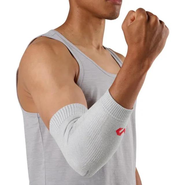 McDavid Infused Knit manicotto gomito grigio recupero