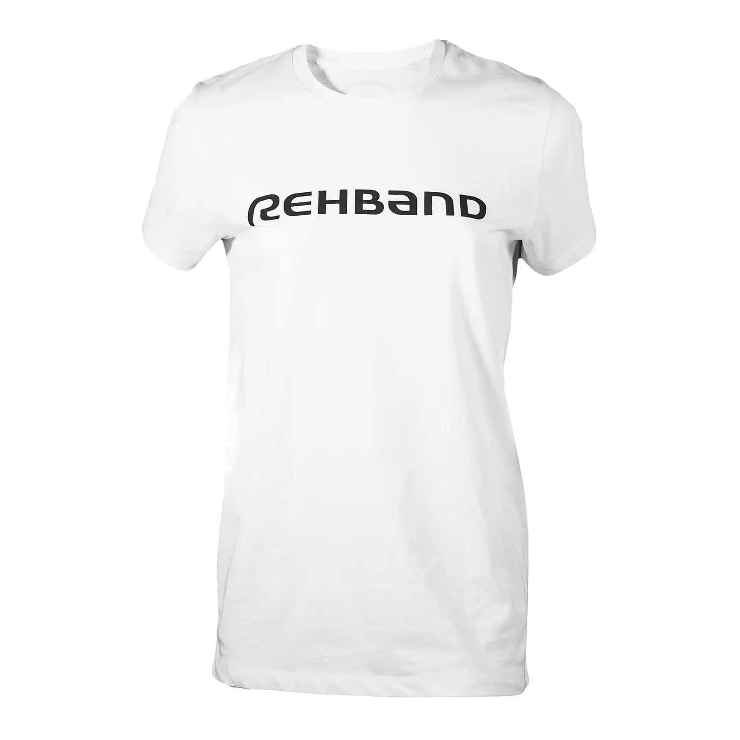 Rehband Logo T-Shirt maglietta donna bianco nero cotone