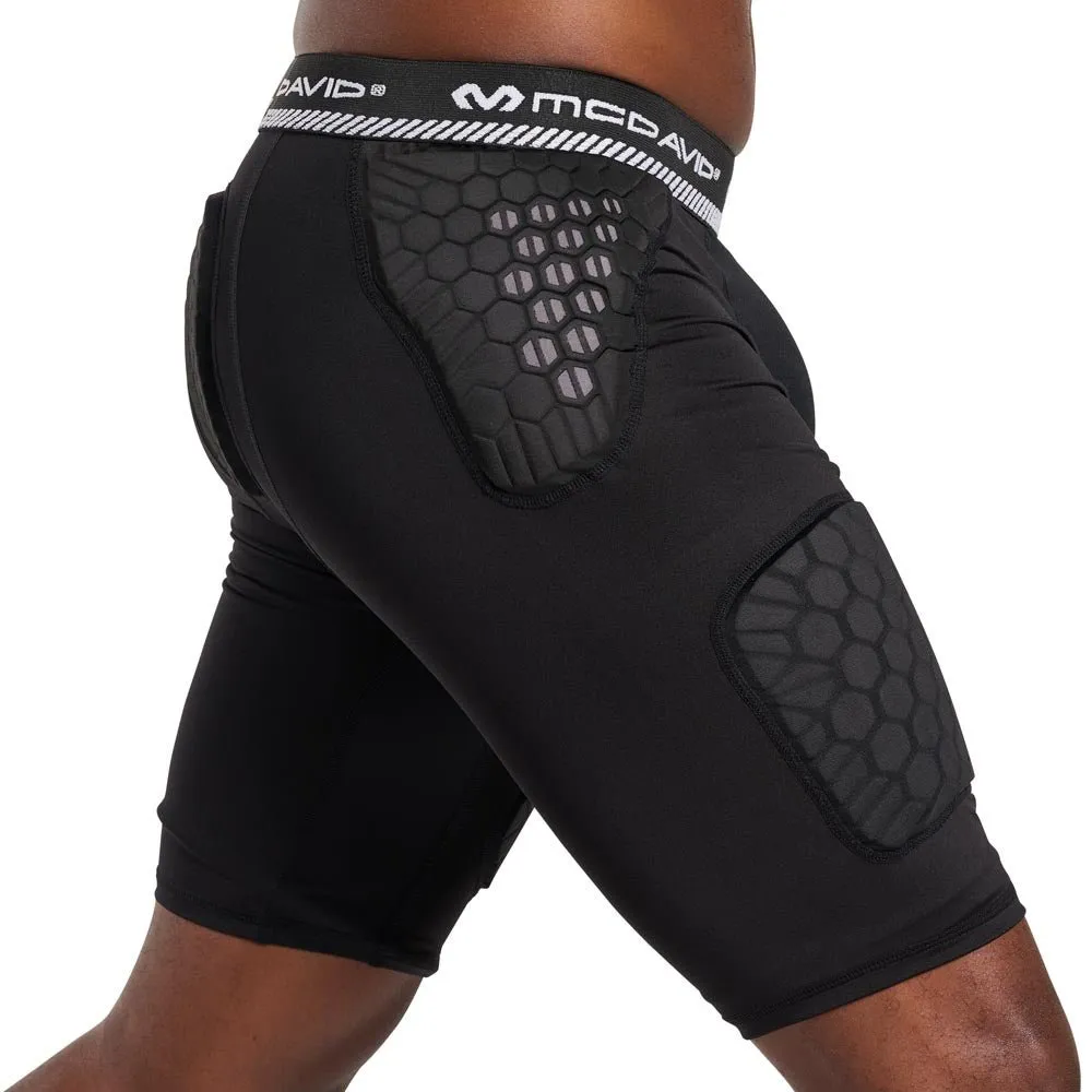 McDavid HEX Viz 5-Pad Short pantaloncino nero protettivo