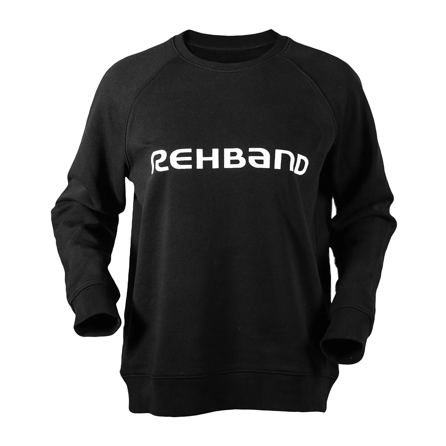 Rehband Logo Sweatshirt felpa donna nera cotone