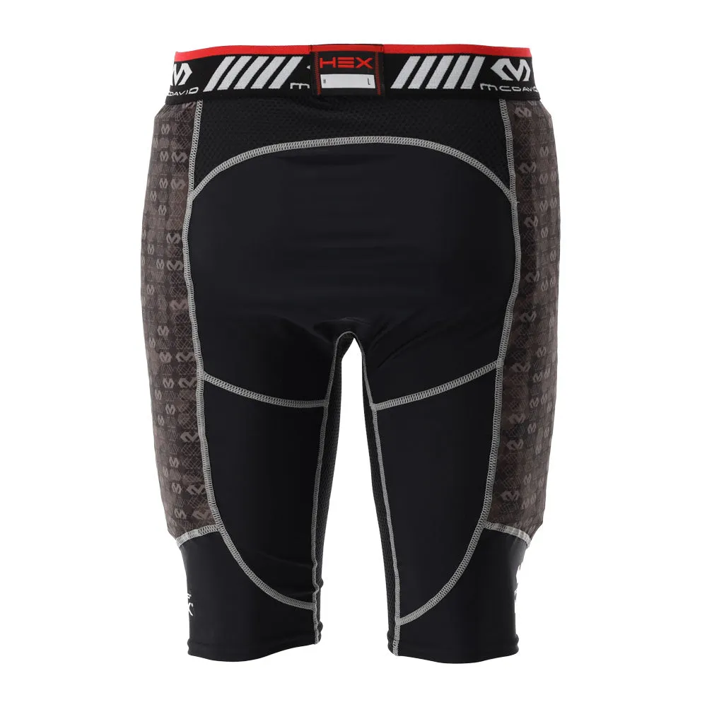 McDavid HEX 7748 Short Portiere Calcio Nero Imbottiti Antiscivolo