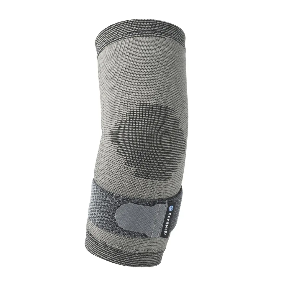 Rehband QD Gomitiera Elastica Grigia Singolo