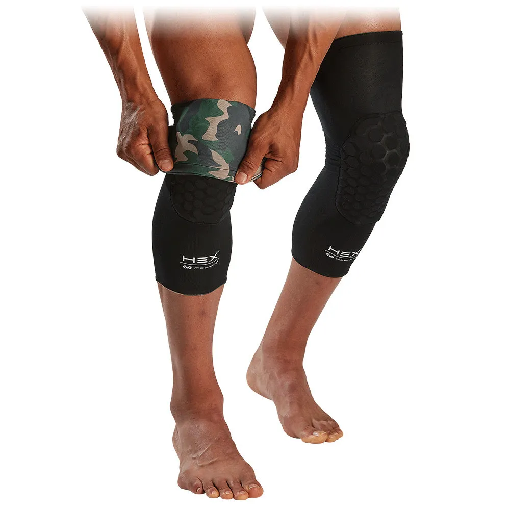 McDavid HEX 6446PR Manicotti Gambe Reversibili Neri Paio