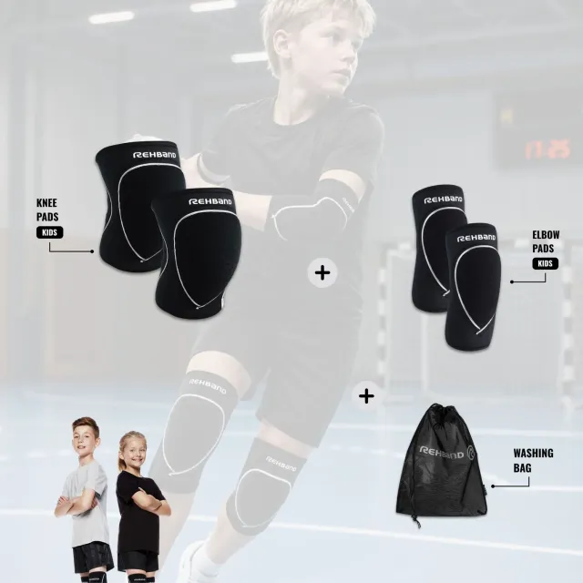 Rehband Handball Kit Junior kit ginocchiere gomitiere 3 mm