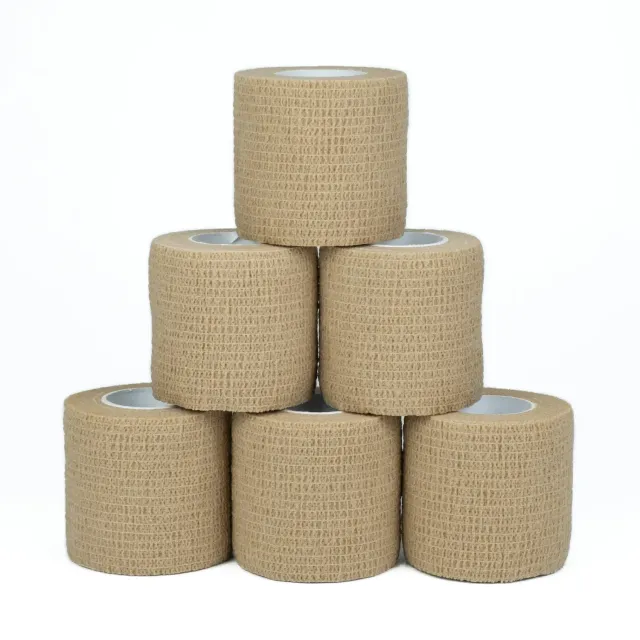 Rehband Benda Coesiva Beige 6 Rotoli Elastica