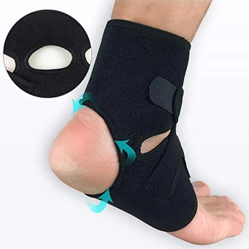 VITTO Ankle Support Tutore Caviglia Nero regolabile