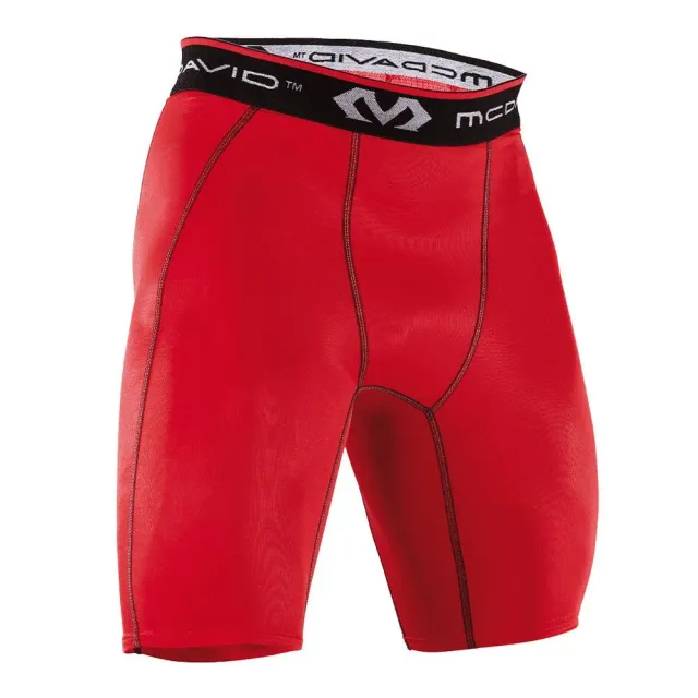 McDavid 8100 shorts compressione uomo rosso stabilizzante