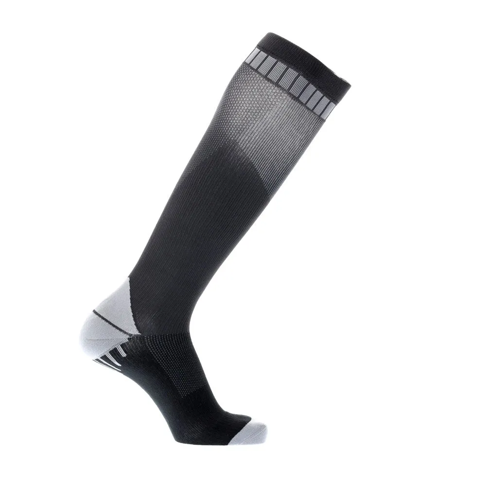 McDavid 8842 calze compressione nero grigio circolazione