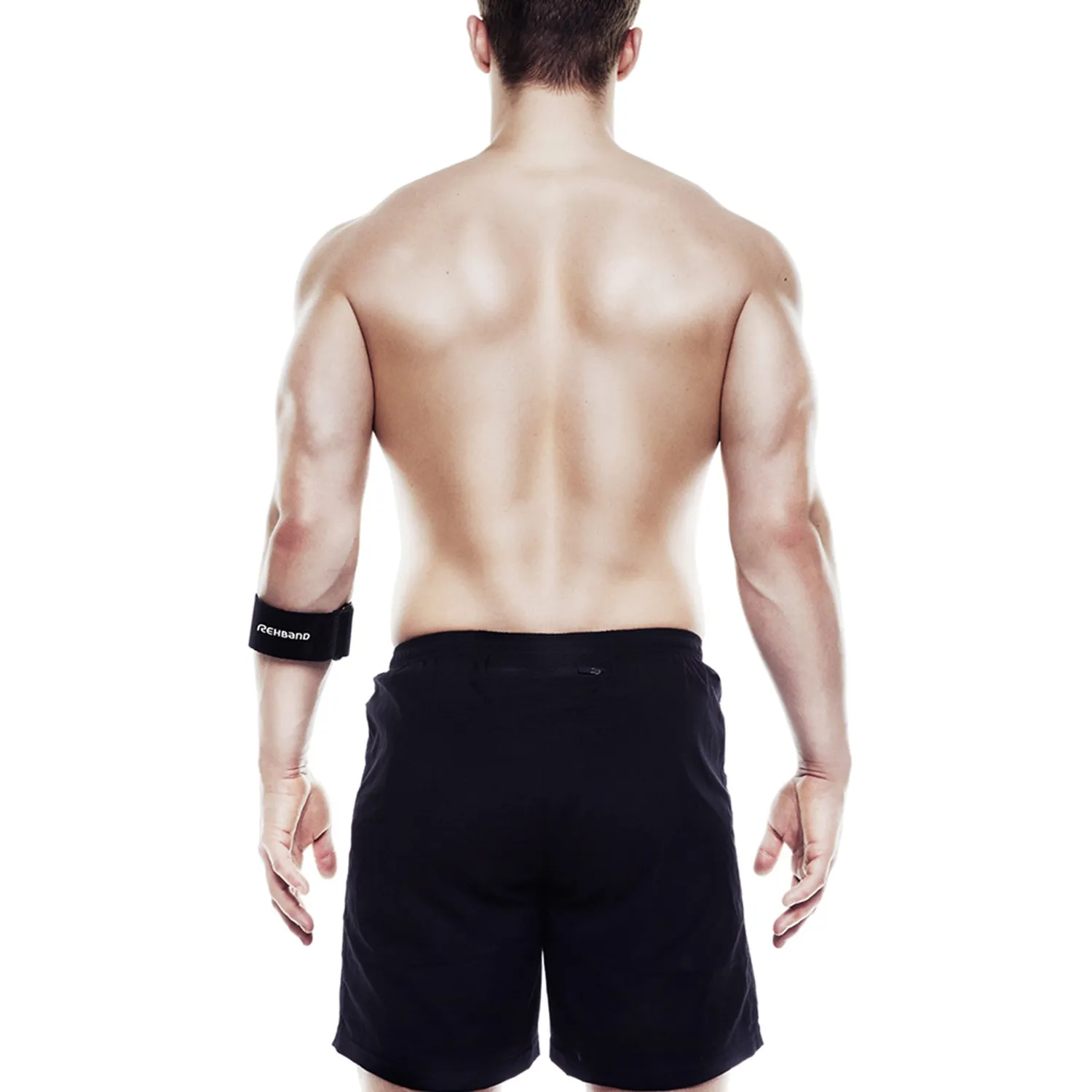 Rehband Tennis Elbow Strap cinturino gomito nero singolo