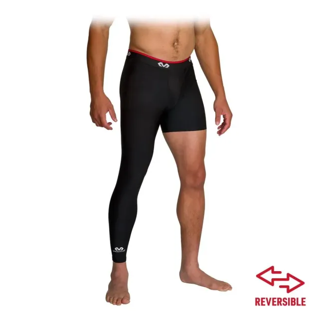 McDavid 10700R Leggings Compressivi Neri Una Gamba