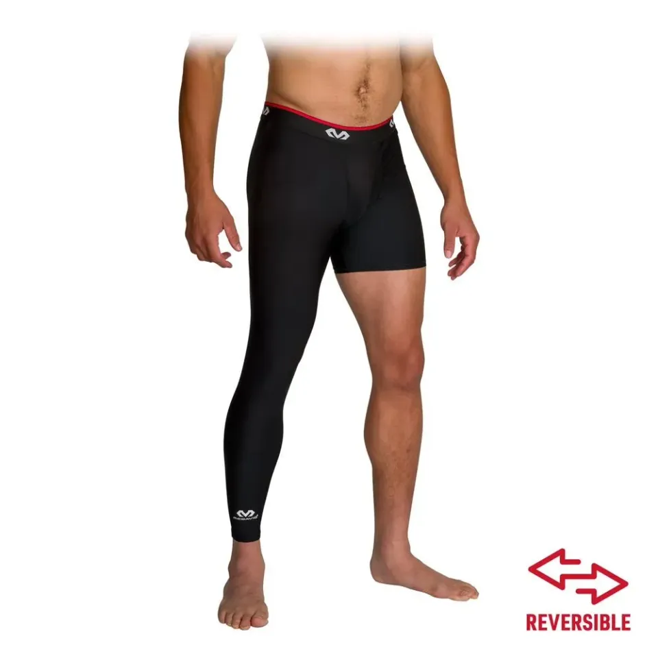 McDavid 10700R Leggings Compressivi Neri Una Gamba