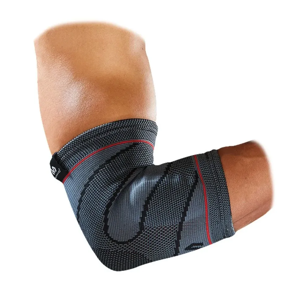 McDavid Elbow Knit Sleeve gomitiera grigia S/M con cuscinetti