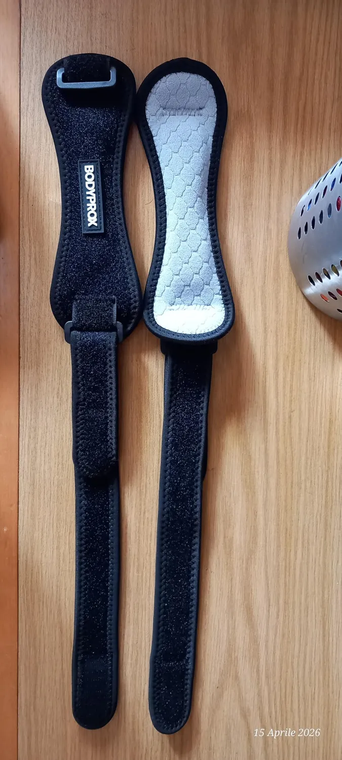 Bodyprox Cinturino Ginocchio Rotula x2 con Gel Sottorotuleo