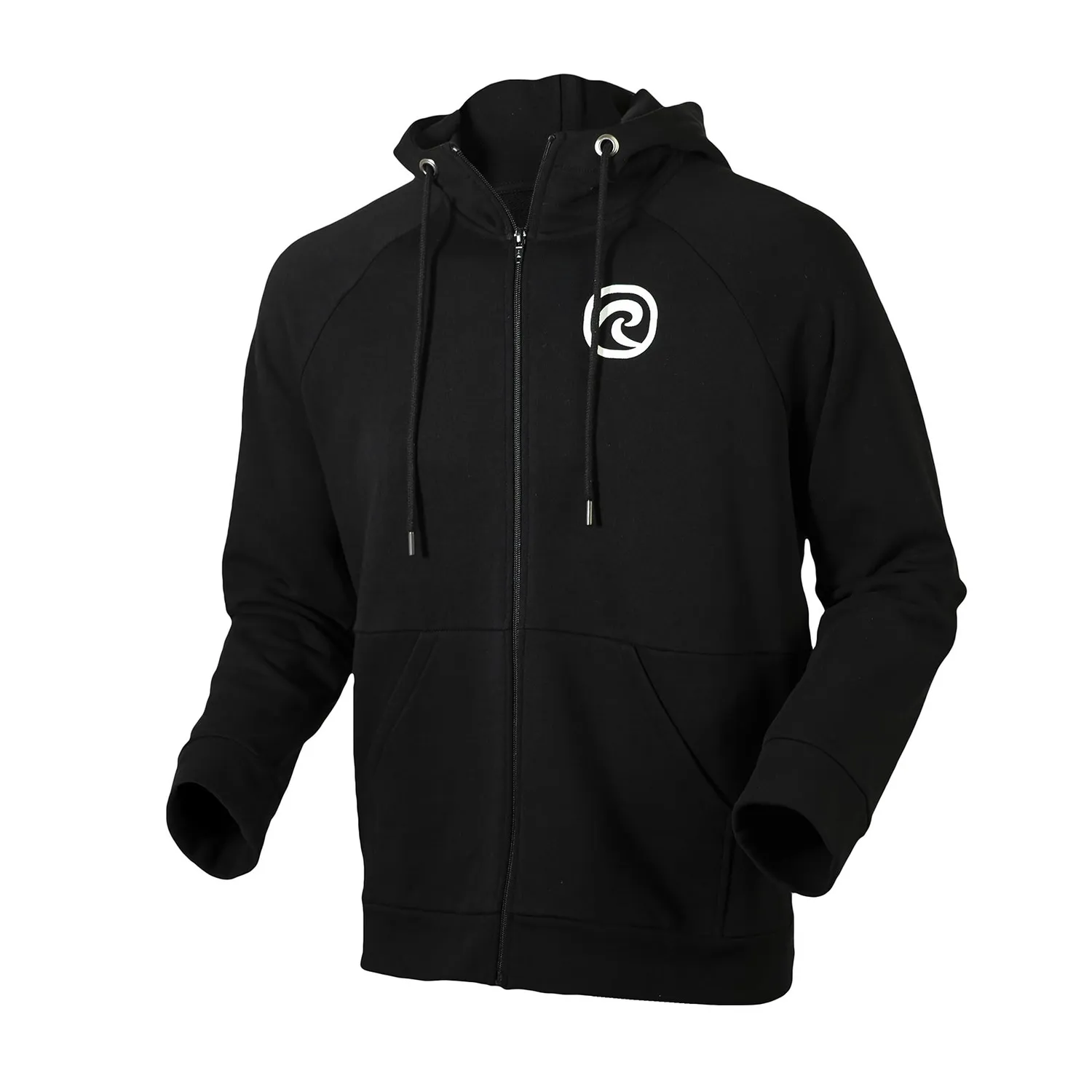 Rehband Classic Zip Felpa con Cappuccio Nera