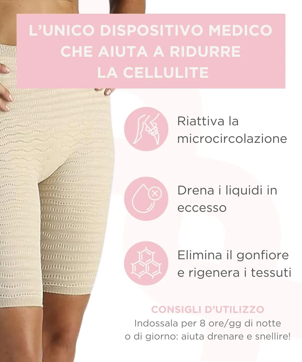 Spikenergy Spikecell guaina shorts L rame zinco snellente