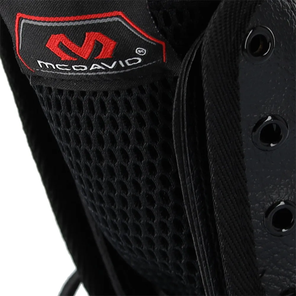 McDavid A101 cavigliera con lacci nera steccata