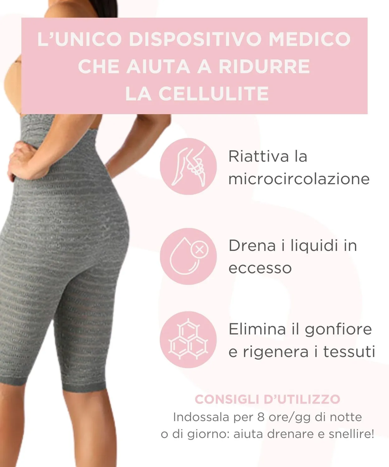 Spikenergy Spikecell Guaina Contenitiva L Vita Alta Drenante