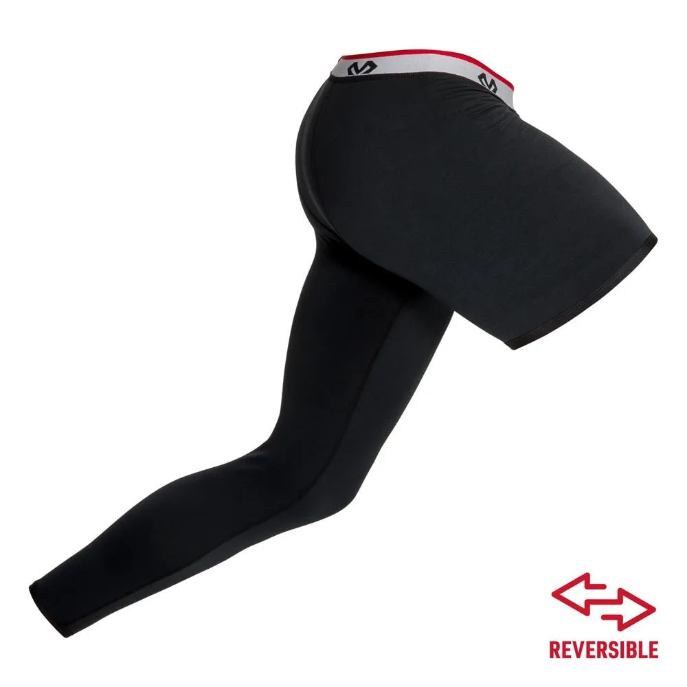 McDavid 10700R Leggings Compressivi Neri Una Gamba