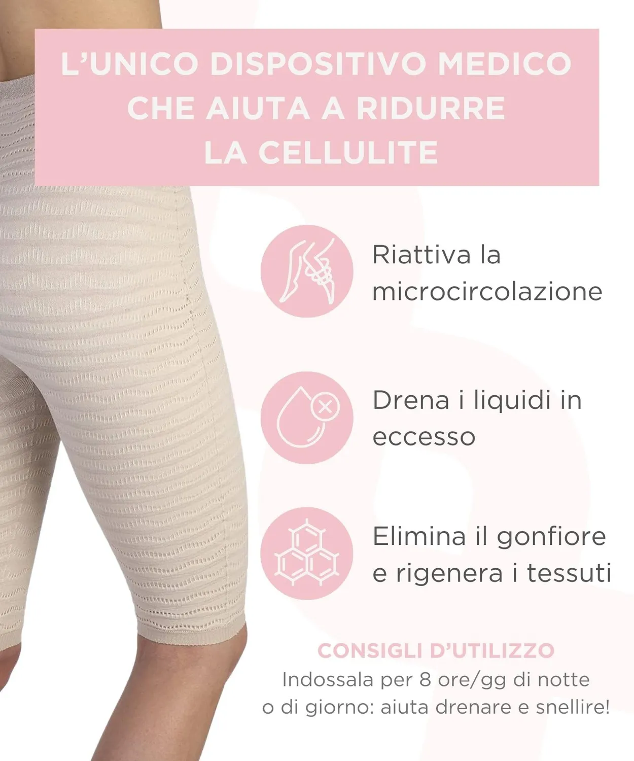 Spikenergy Spikecell Guaina Donna Vita Alta Drenante