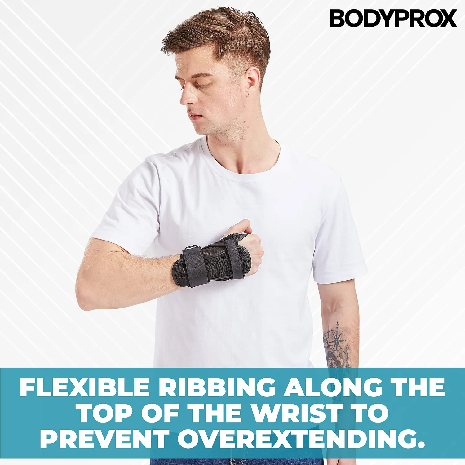 Bodyprox Polsiere Impact paio snowboard palmo EVA