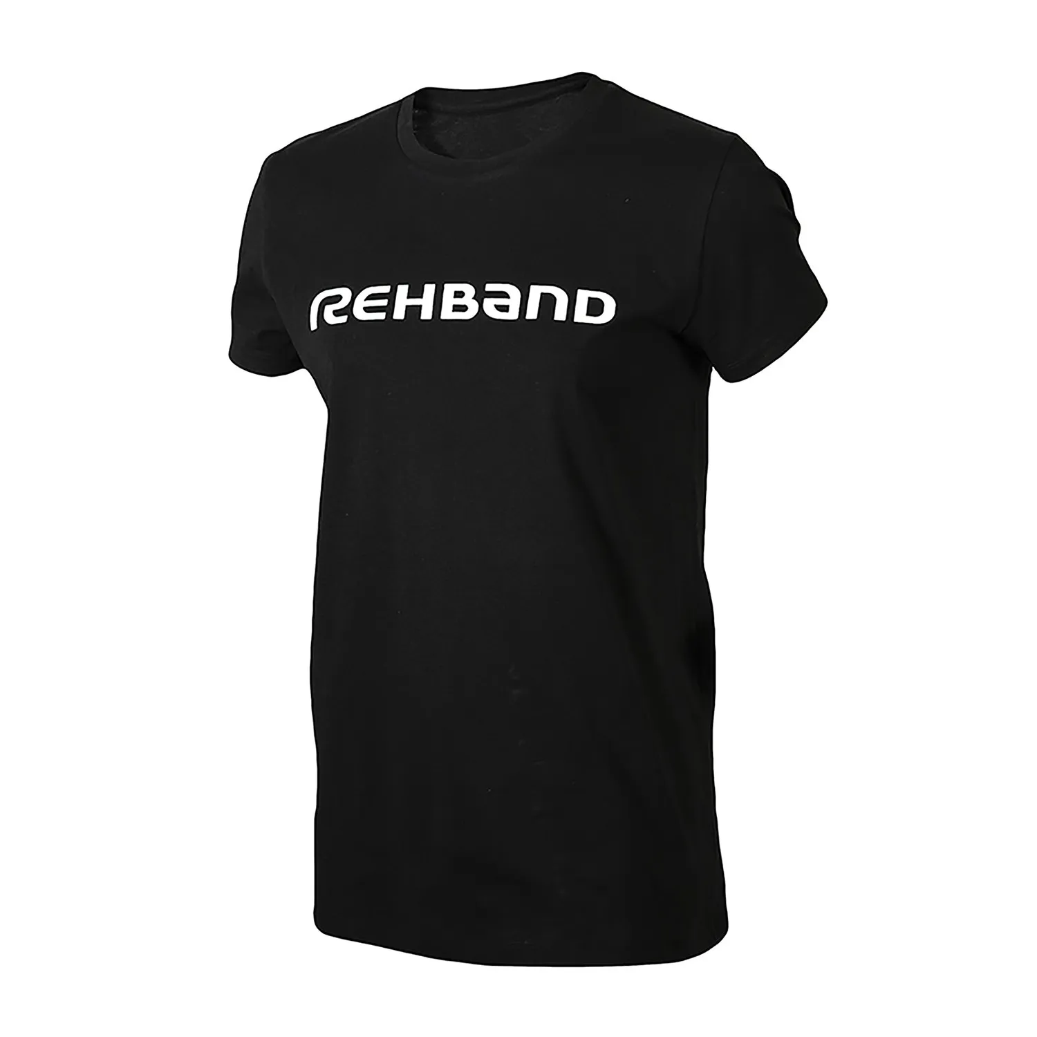 Rehband Logo T-Shirt maglietta donna bianco nero cotone