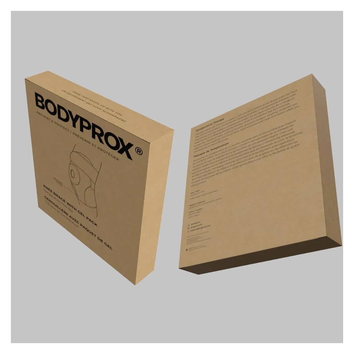 Bodyprox ginocchiera ghiaccio gel taglia unica freddo caldo