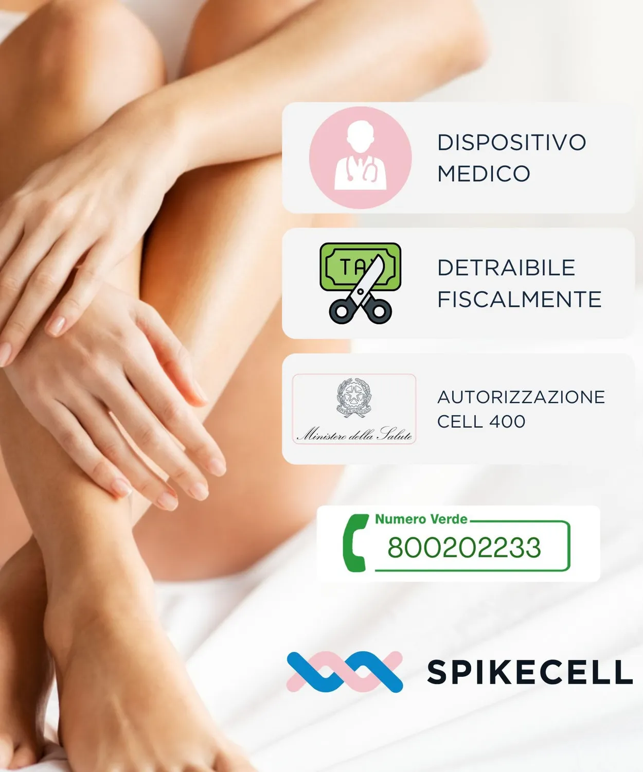 Spikenergy Spikecell guaina shorts L rame zinco snellente
