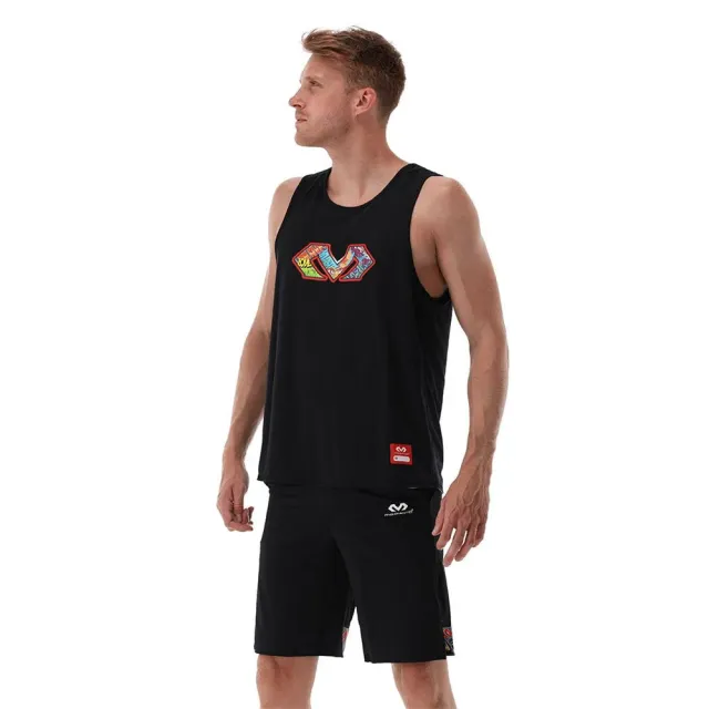 McDavid Slam Dunk canotta reversibile basket nero/bianco