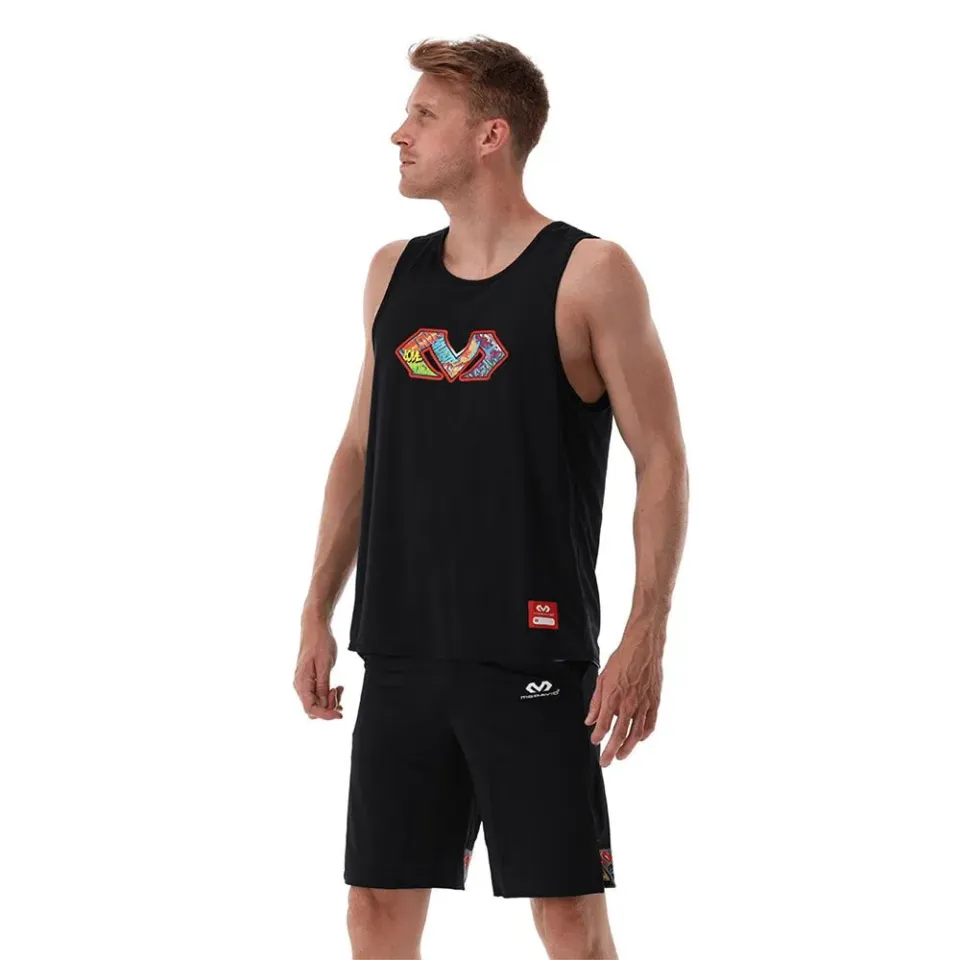 McDavid Slam Dunk canotta reversibile basket nero/bianco
