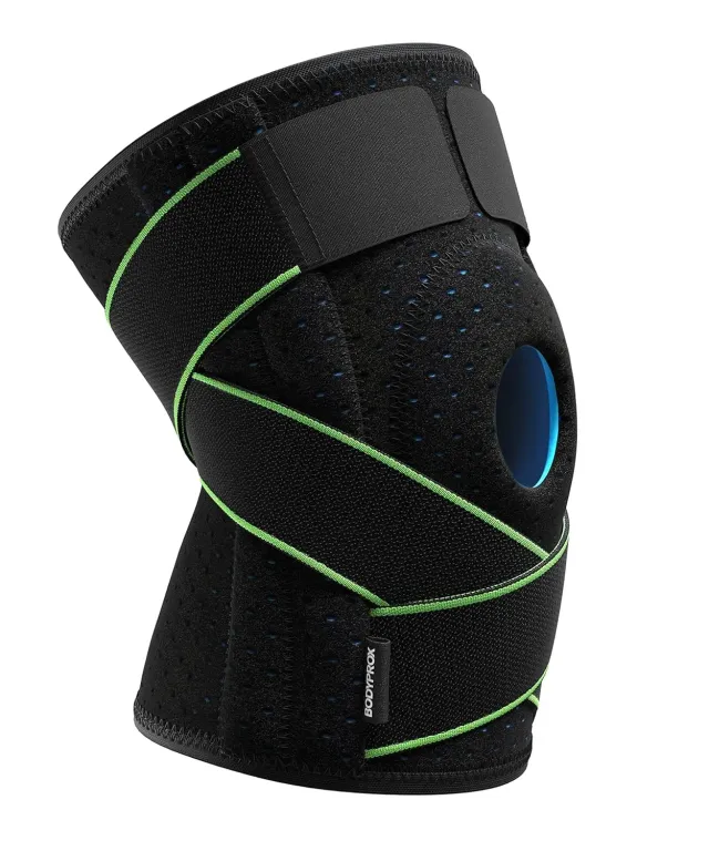 Bodyprox Tutore Ginocchio Ginocchiera S/M con Stabilizzatori e Gel