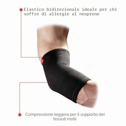 McDavid 2 Way Elastic Sleeve gomitiere M nero leggero