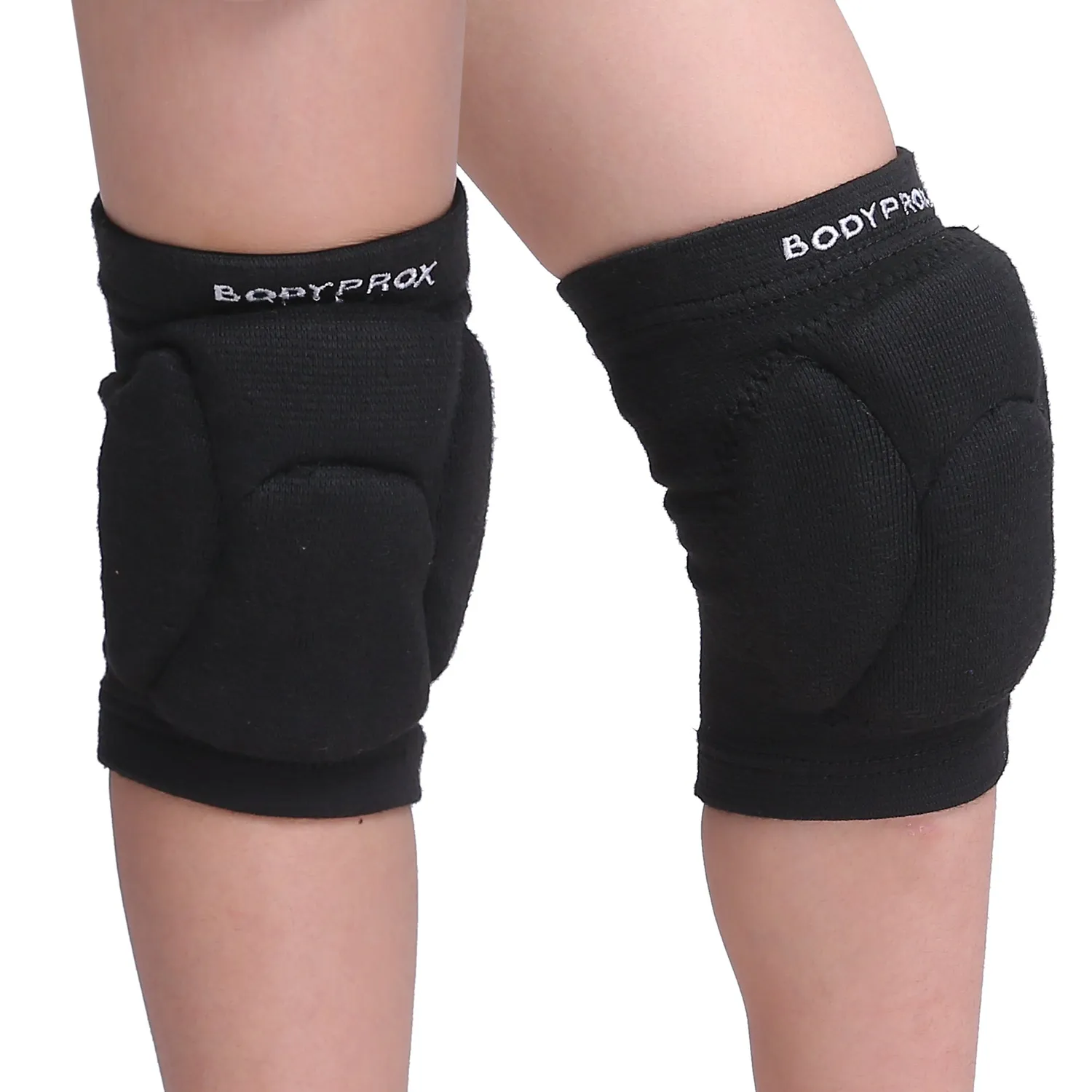 Bodyprox Junior 8-13 Anni Ginocchiere Pallavolo Nero Antiscivolo