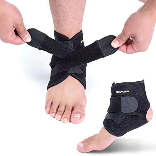 Bodyprox cavigliera neoprene traspirante regolabile unica