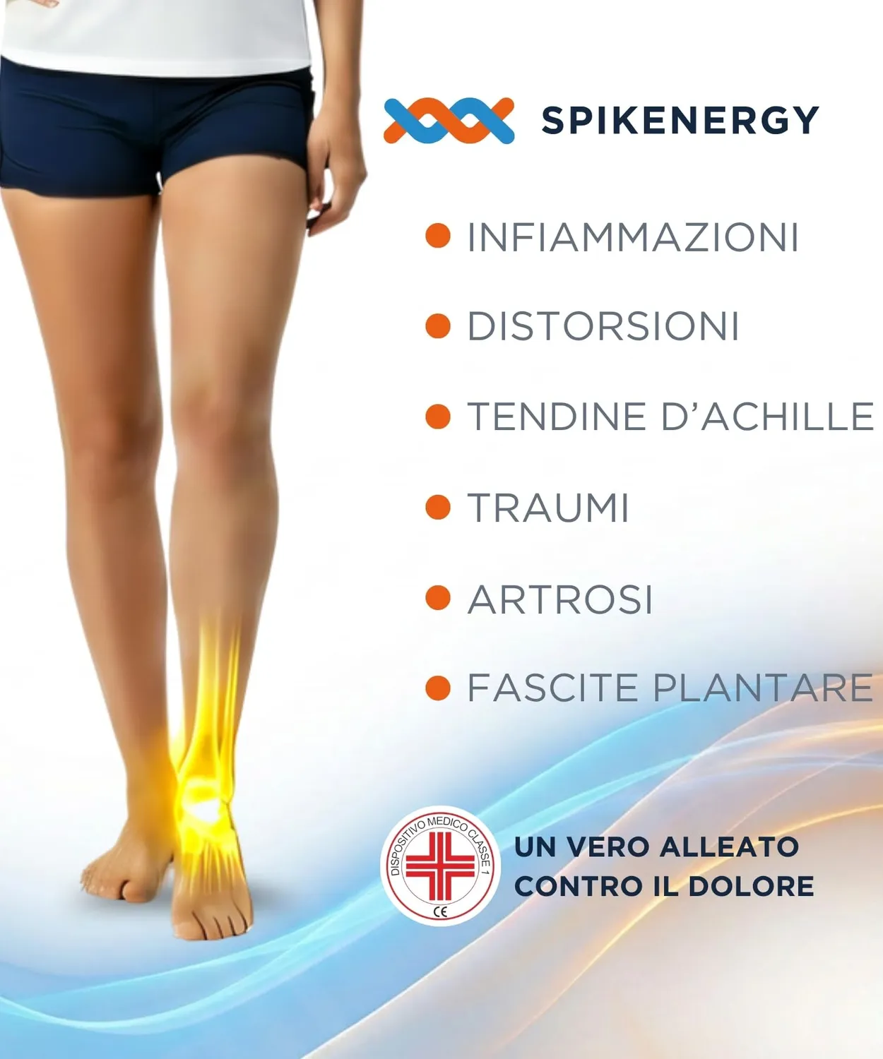 Spikenergy SPY 120 cavigliera beige M magnetoterapia