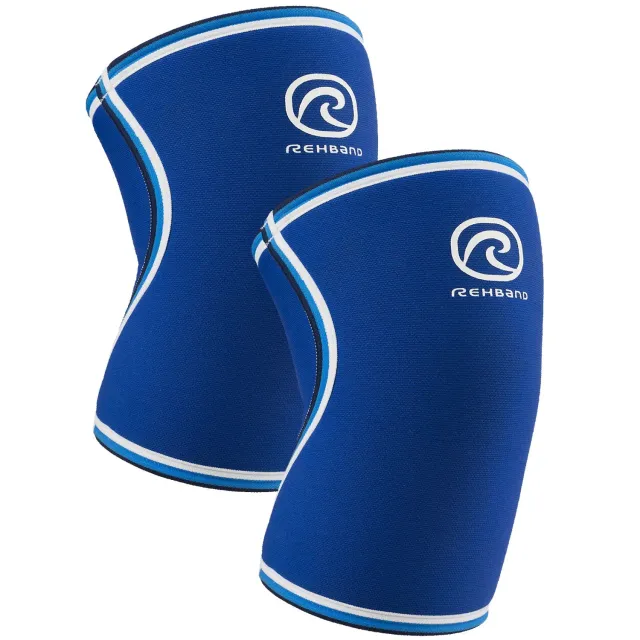 Rehband Original RX 7mm ginocchiera blu sollevamento pesi