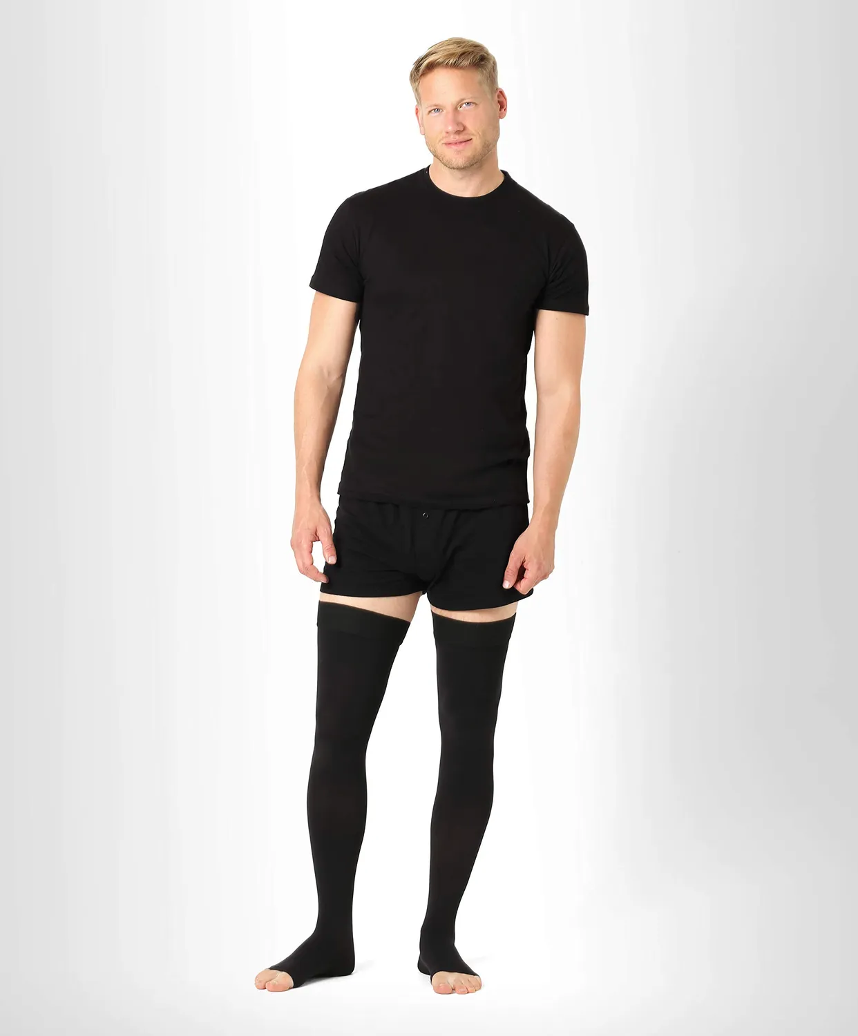 BeFit24 calze compressione punta aperta edema viaggio