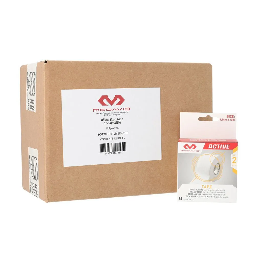 McDavid Athletic Tape nastro rigido box 12 rotoli