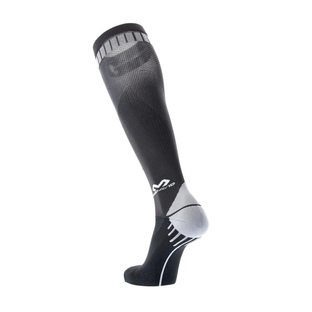McDavid 8842 calze compressione nero grigio circolazione
